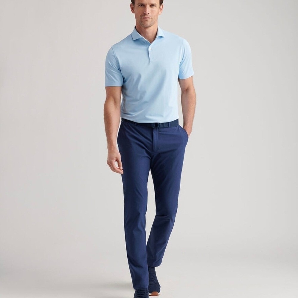New Peter Millar Crown Crafted Men's Surge Performance Trouser Pants Navy 38x30 - Picture 3 of 6